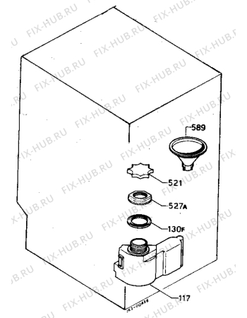 Взрыв-схема посудомоечной машины Zanussi ID4418B - Схема узла Water softener 066